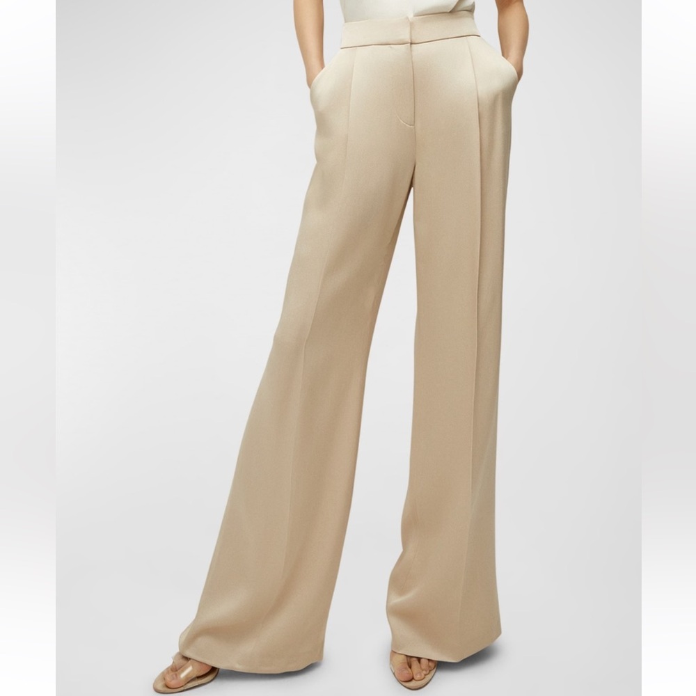 Veronica Beard Sand color silk pants